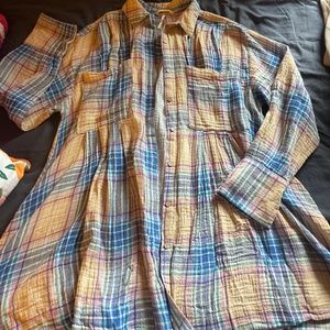 FP voyager plaid tunic/mini